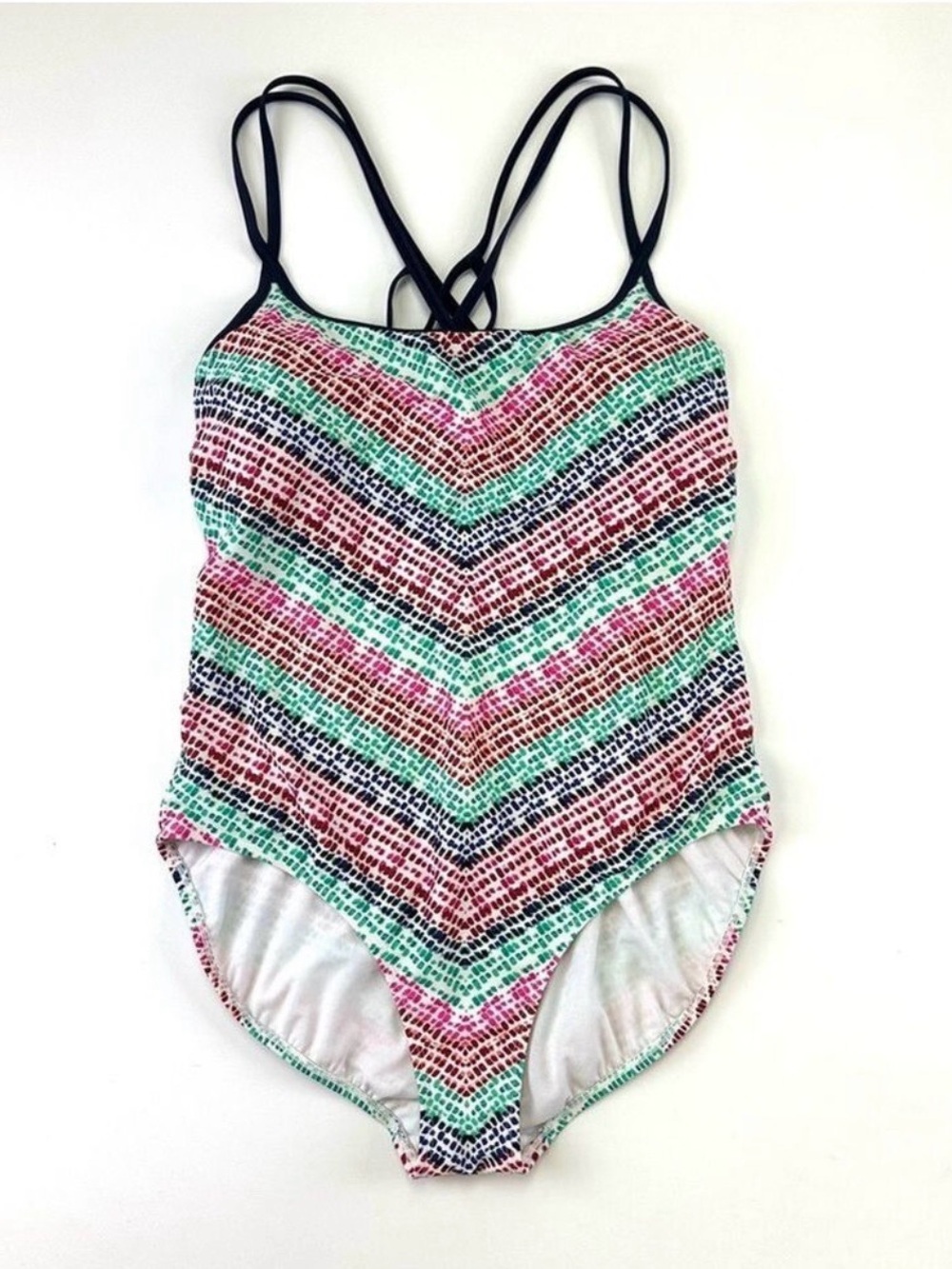 Athleta one piece swimsuit womens Large Sport Swim Pool